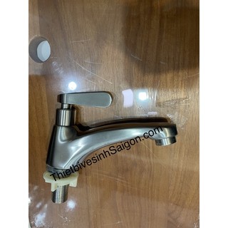 Vòi lavabo rửa tay, rửa mặt dùng nước lạnh Inox SUS 304 giá rẻ Tphcm