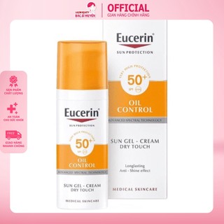 Kem chống nắng Eucerin Sun Gel-Cream Dry Touch Oil Control SPF50+ Giam Bóng Nhờn ( 50ML )
