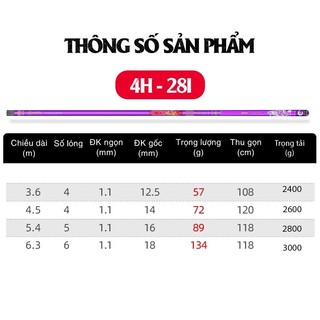 Cần Tay Guide Bashen Thắng Lợi Tím 4H