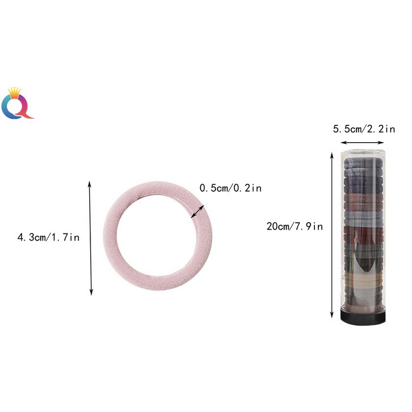 Dây buộc tóc MISS FANCY nhiều màu không đau đơn giản thời trang cho nữ