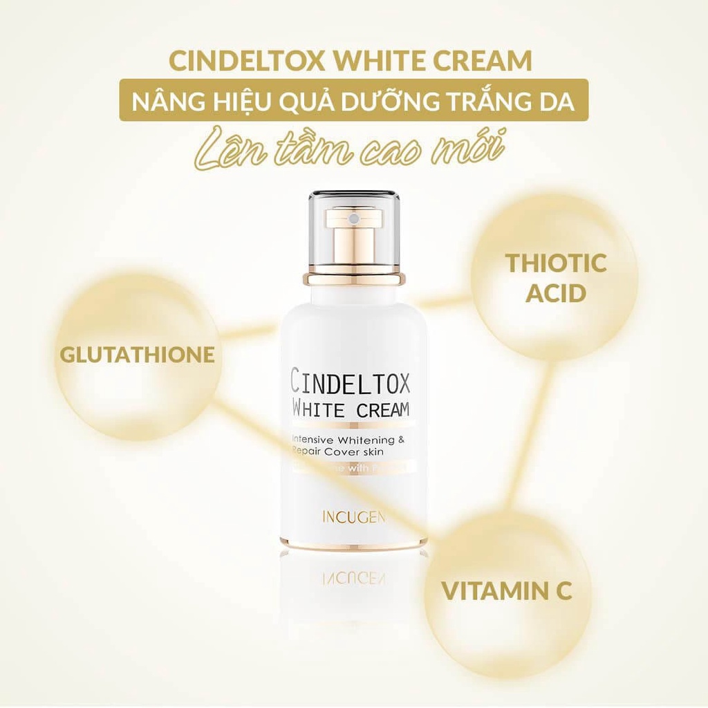 [Chính hãng] Kem Dưỡng Trắng Da Cindel Tox White Cream 50ml-Hàn Quốc