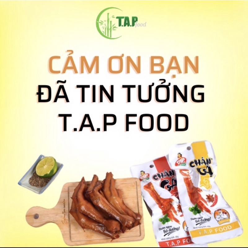 Combo 10 Chân Gà Cay Việt Nam- Chân Gà Đỏ Gói 35gr - VỊ TỨ XUYÊN- TAP Food - Giòn dai thơm ngon -