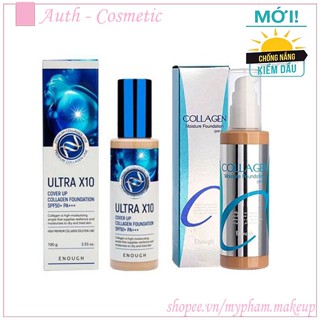 Kem nền Collagen enough 100ml chính hãng Hàn Quốc makeup phù hợp cho tất cả các loại da
