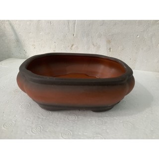 Chậu mini bonssai áng mây đất nung gốm bát tràng 1 size