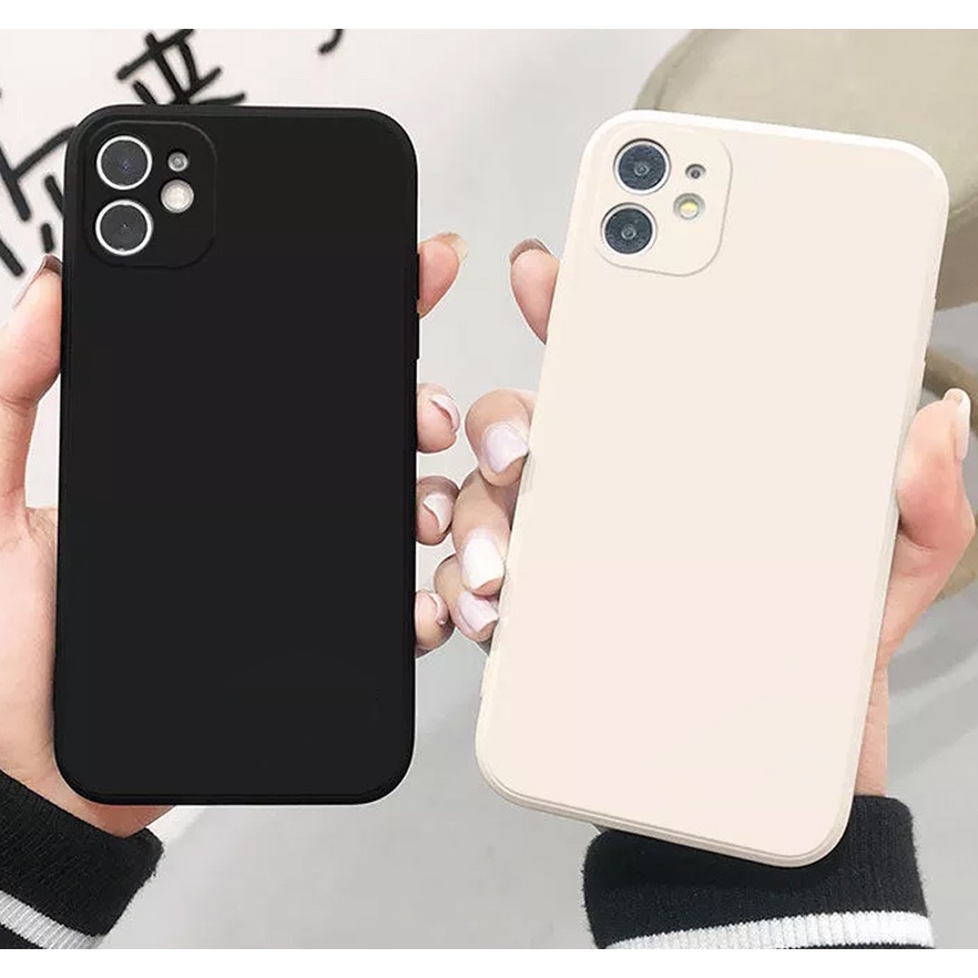 Ốp Iphone chó quấn khăn đáng yêu viền vuông trắng đen cho iphone 6/7/8Plus X XS xr xsmax 11/12/13/14pro promax e3007