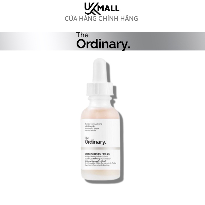 The Ordinary Lactic Acid 5% + HA 2% tẩy tế bào chết 30ml