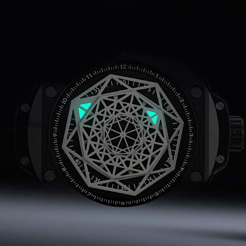 Đồng hồ nam CRNAIRA K720D kim dạ quang dây da chống nước 3ATM thiết kế sang trọng năng động Thời Trang Cá Tính