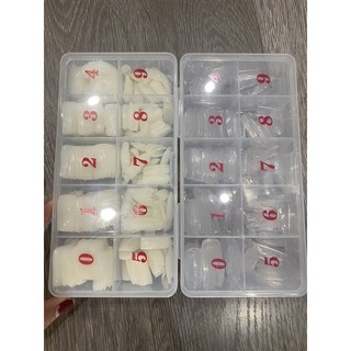 Móng úp chân dài hộp cao cấp ( hộp móng úp chân dài , úp được cả tay )