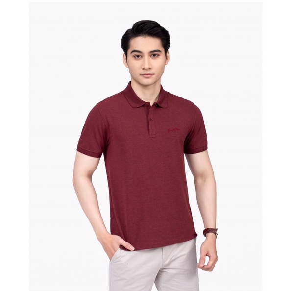 Áo polo nam Insidemen cotton thấm hút  khỏe khoắn from rộng  IPS047S2