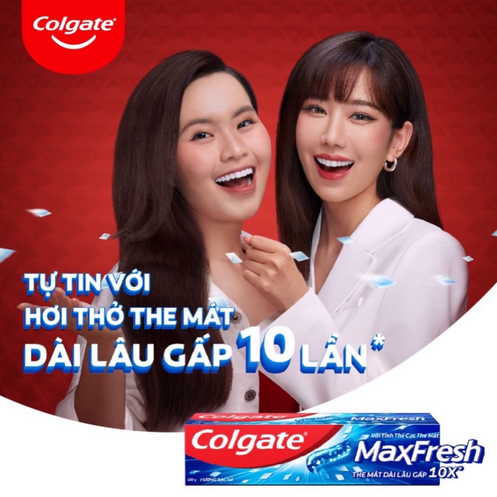 Kem đánh răng Colgate Maxfresh bạc hà 225G tặng bàn chải lông tơ - Shop nhím yêu