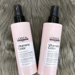 XỊT DƯỠNG KHOÁ MÀU LOREAL 10 TRONG 1 SERIER EXPECT COLOR 190ml