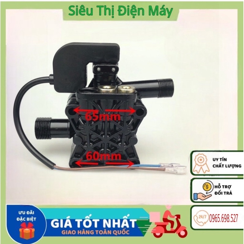 Bộ Đầu Bơm Máy Rửa Xe Mini Có Kèm Rơ Le Điện , Máy Xịt Rửa Xe Gia Đình