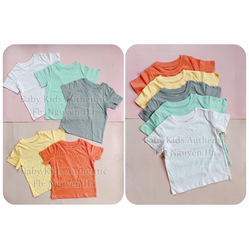 Set 5 áo cotton thun sz 18-24m 6-8y