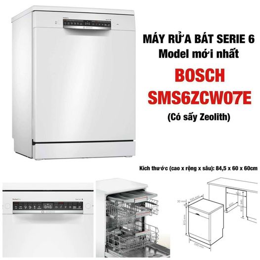 MÁY RỬA BÁT BOSCH SMS6ZCW07E