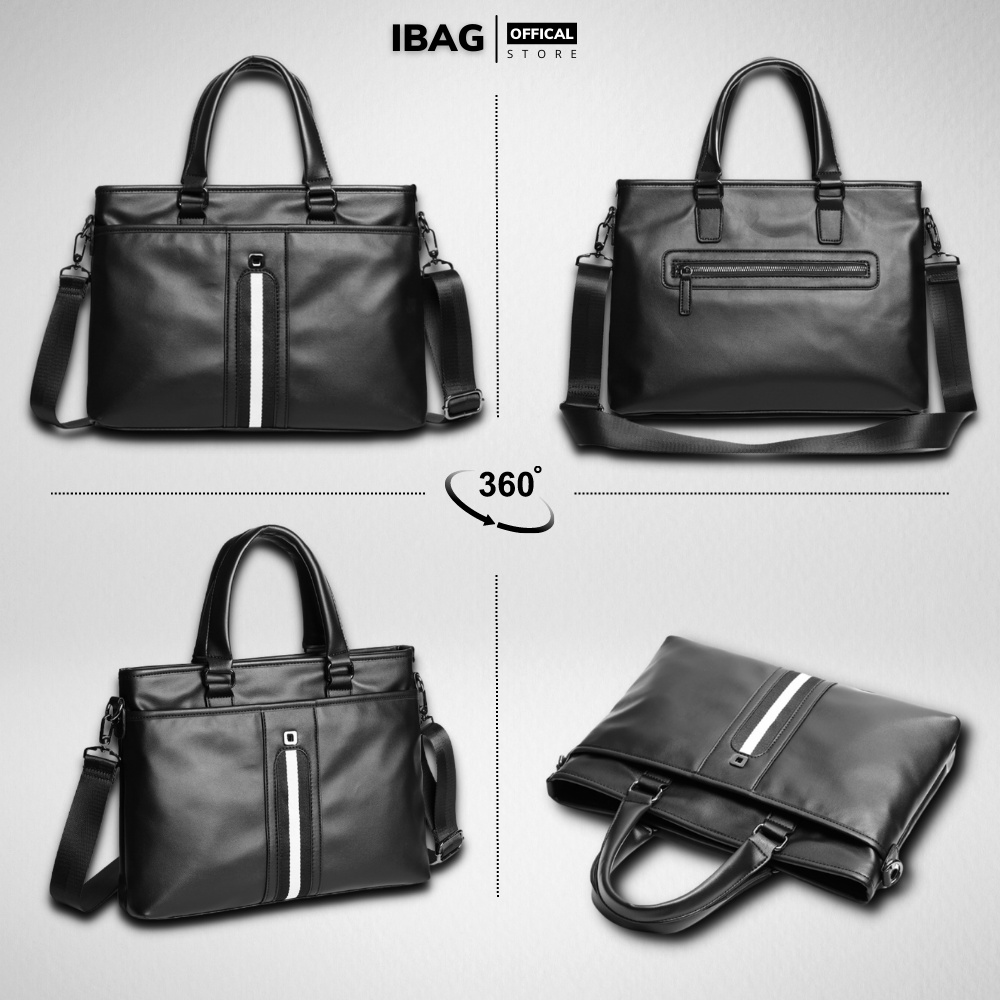 Cặp da công sở Cặp văn phòng Cao Cấp ETON WEAG Chất liệu Da PU cực bền,Cặp Đựng Laptop 14inh,Vệ sinh dễ dàng- 𝑰𝑩𝑨𝑮