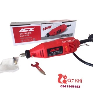 Máy khoan mài ACZ 6032 điều chỉnh tốc độ tặng kèm mũi