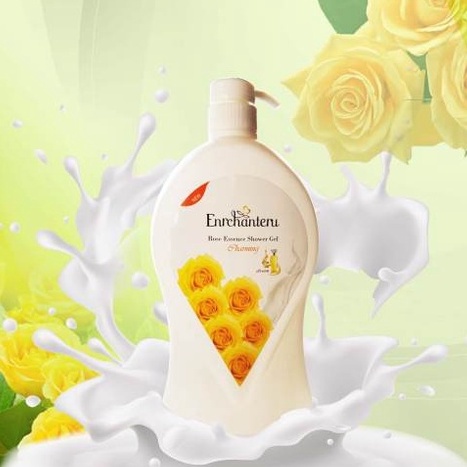 Sữa tắm trắng da Enchanteur cao cấp, Sữa tắm nước hoa Enchanteur 1200ml - Dùng là mê