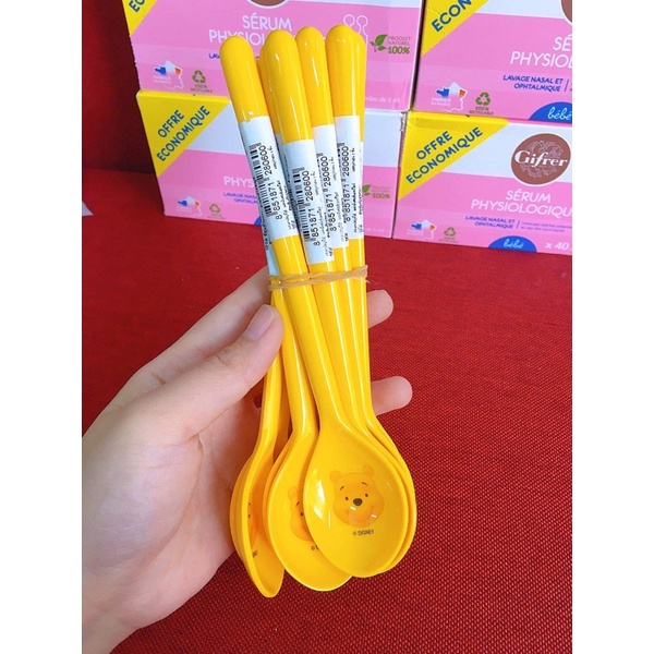 Thìa , cốc, bát  ăn dặm gấu disney