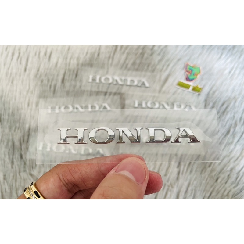 Tem zin honda chữ nổi mặt nạ xe 8cm hàng zin sắc nét
