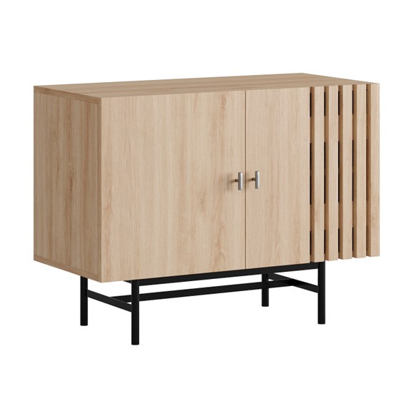 RAMUS, Tủ lưu trữ đồ dùng đa năng 2 cánh mở STO_116, 85x40x65cm, tủ gỗ Scandi Home
