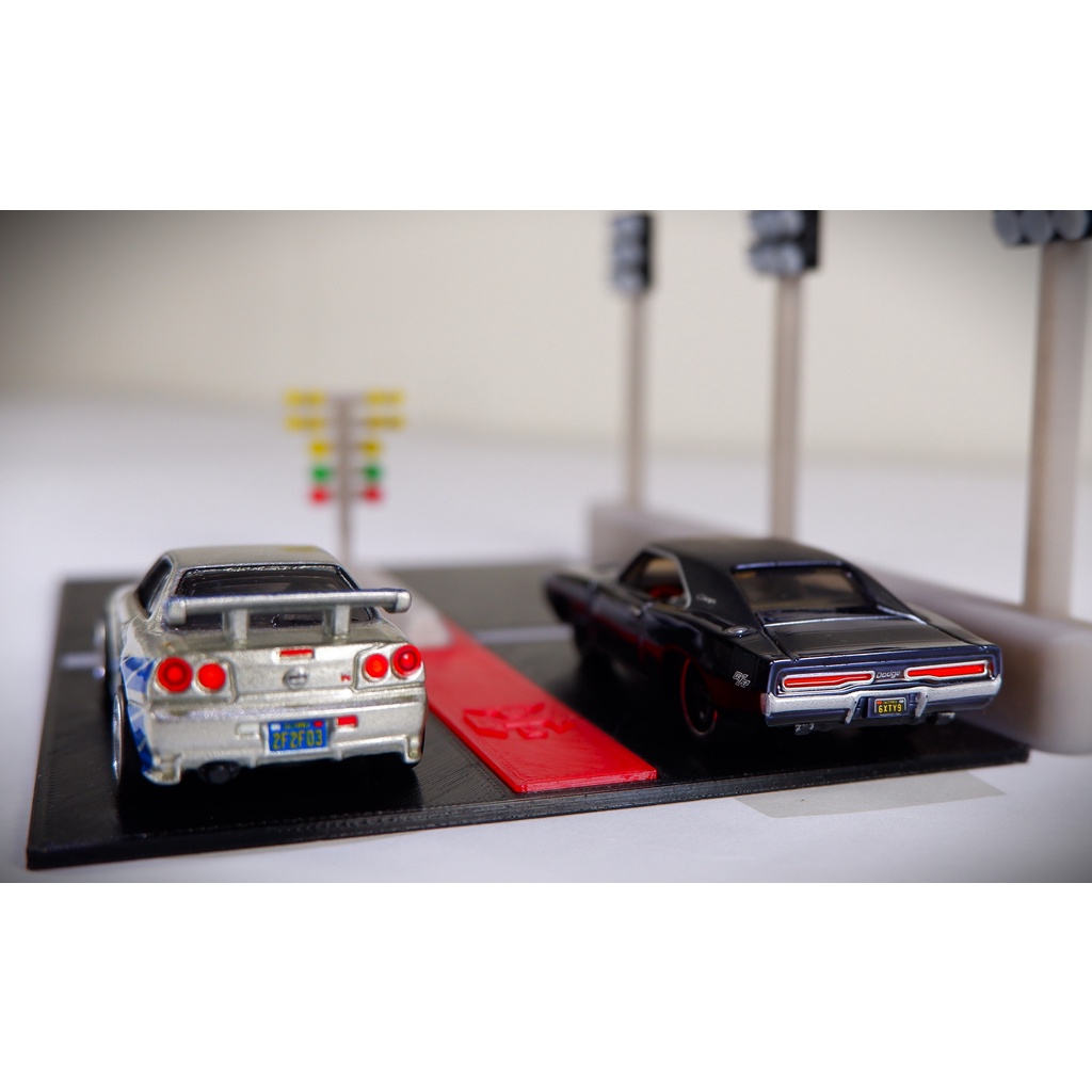Bộ đường đua cho xe mô hình 1:64 Hotwheels, Tomica, Minigt, Matchbox,...