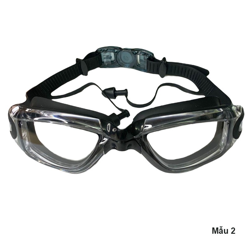 Kính Bơi Nam Nữ Cao Cấp Siêu Bền Đẹp Măt Kính Có Góc Nhìn Rộng Rõ Nét Kèm Nút Bịt Tai Tiện Dụng KI09