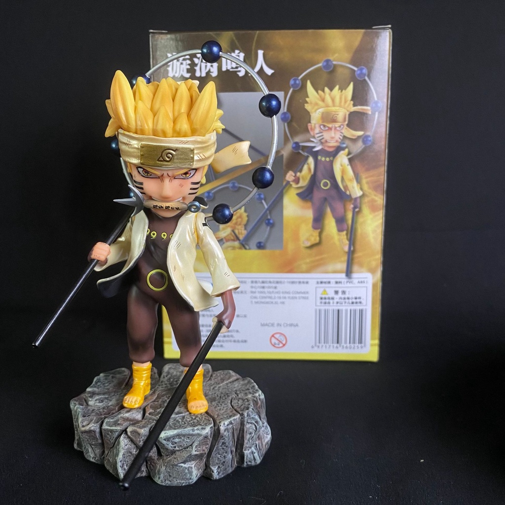 Mô hình Naruto lục đạo chibi cao 18cm fullbox màu, Figure Naruto lục đạo mới nhất THStore