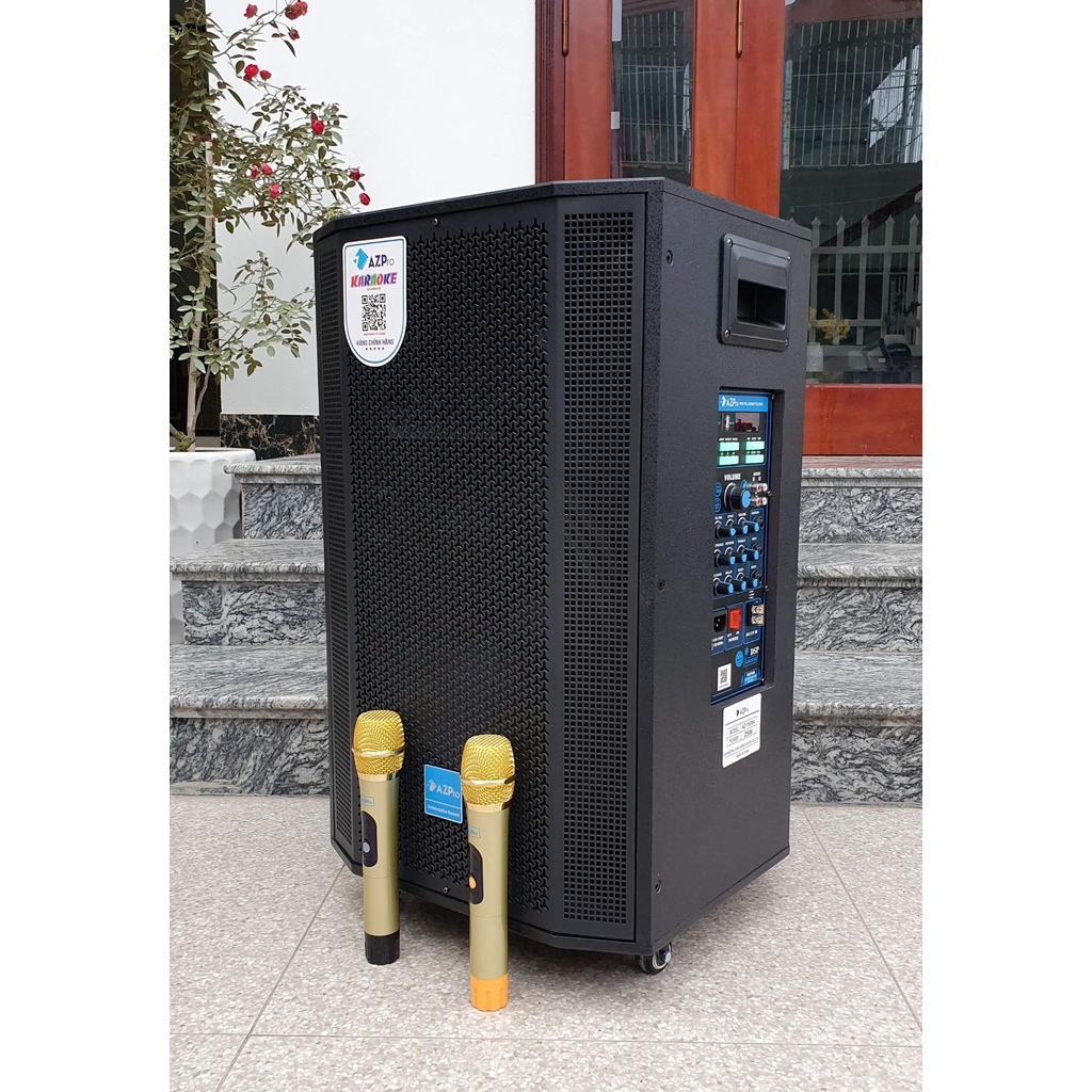 Loa Kéo Karaoke Công Suất Lớn 1000W| Loa Kéo Giá Rẻ Azpro AZ-1508A Bas 40 | Loa Kéo Bluetooth Đọc Được Usb