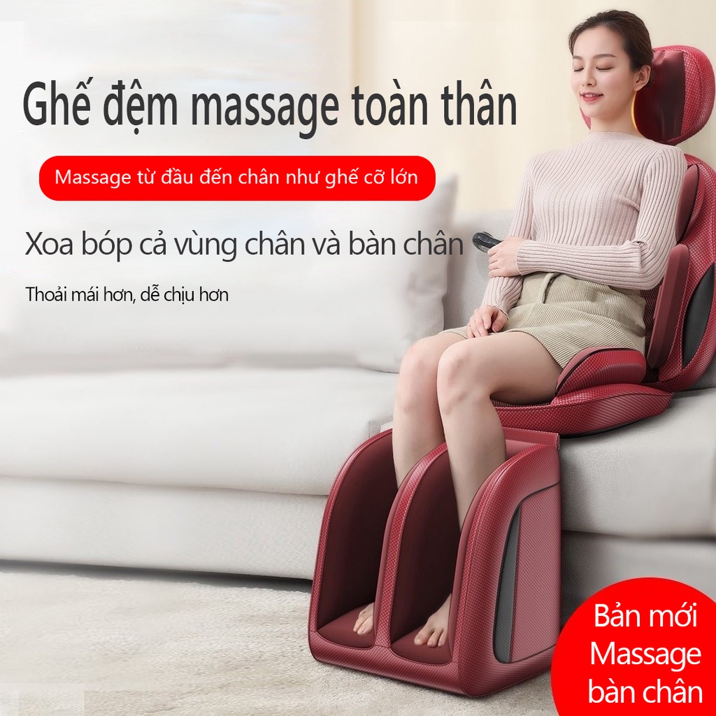 Ghế massage toàn thân, Ghế đệm massage toàn thân rung đa năng, Thiết bị massage vai gáy，thả lỏng cơ thể