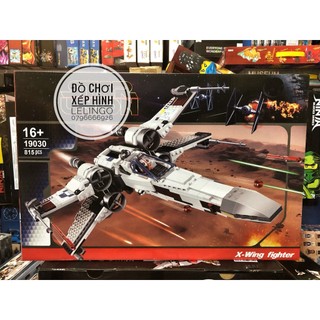 Star wars - leji 8812 ( lắp ghép phi thuyền x-wing star fighter 815 mảnh )