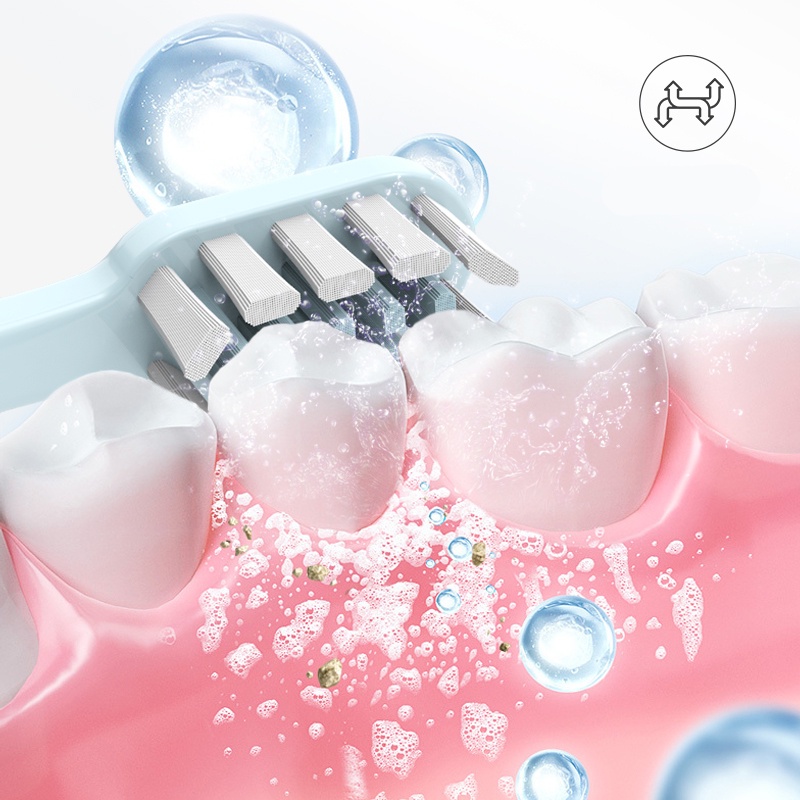 Máy Cân Điện IPX7 Hai Mặt Thiết Kế Chống Thấm Nước Tiện Lợi Dụng Cụ Làm Sạch Răng 4 Bánh Răng Chuyên Dụng