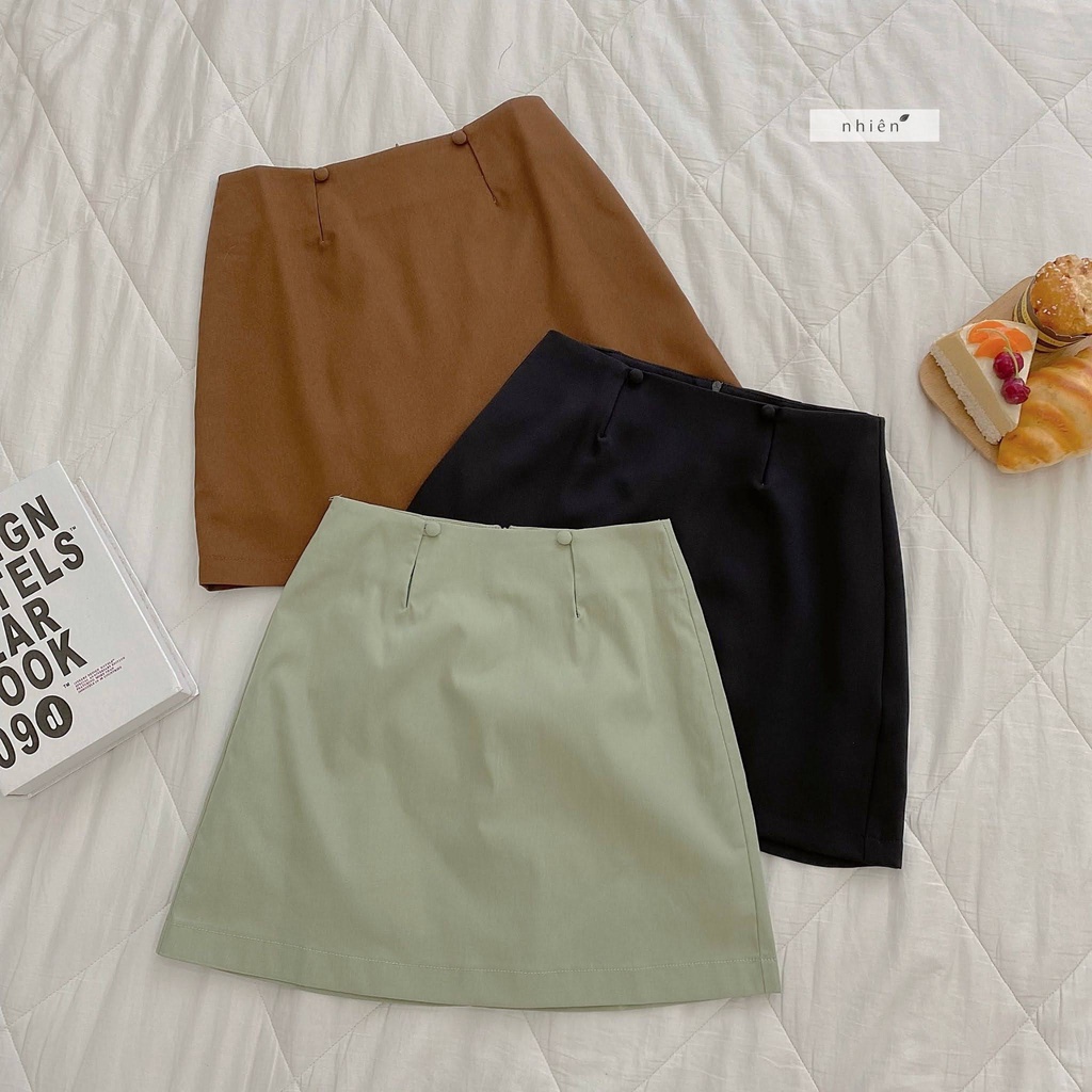 Chân váy nữ - chân váy chữ A nhiennhienvintage BV39