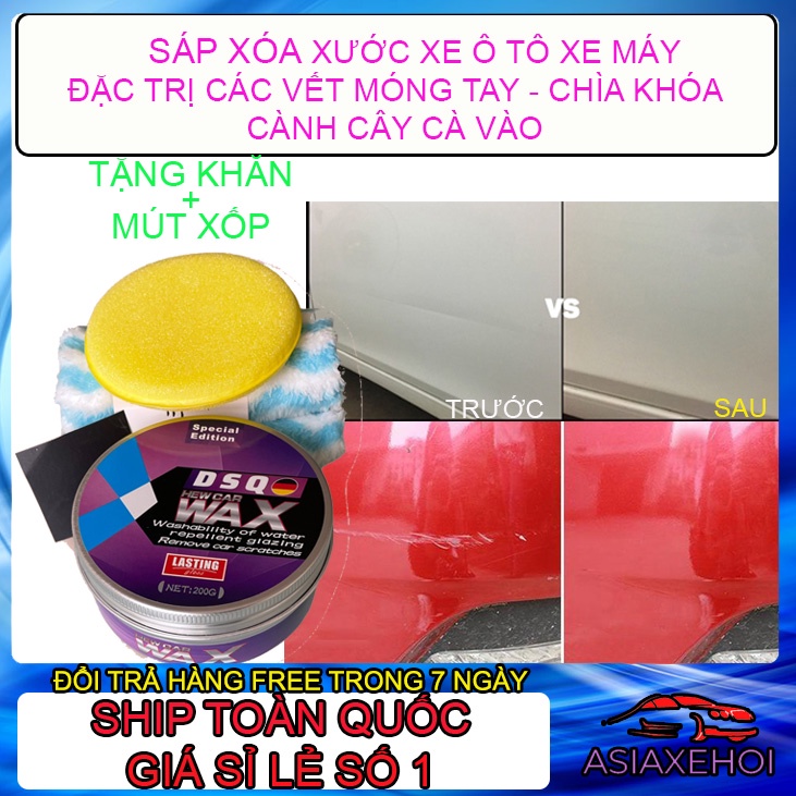 Kem xóa vết xước xe ô tô, xe máy - Sáp che vết trầy xước xe hơi, tăng độ bóng - Chống nước, chống xước sơn xe