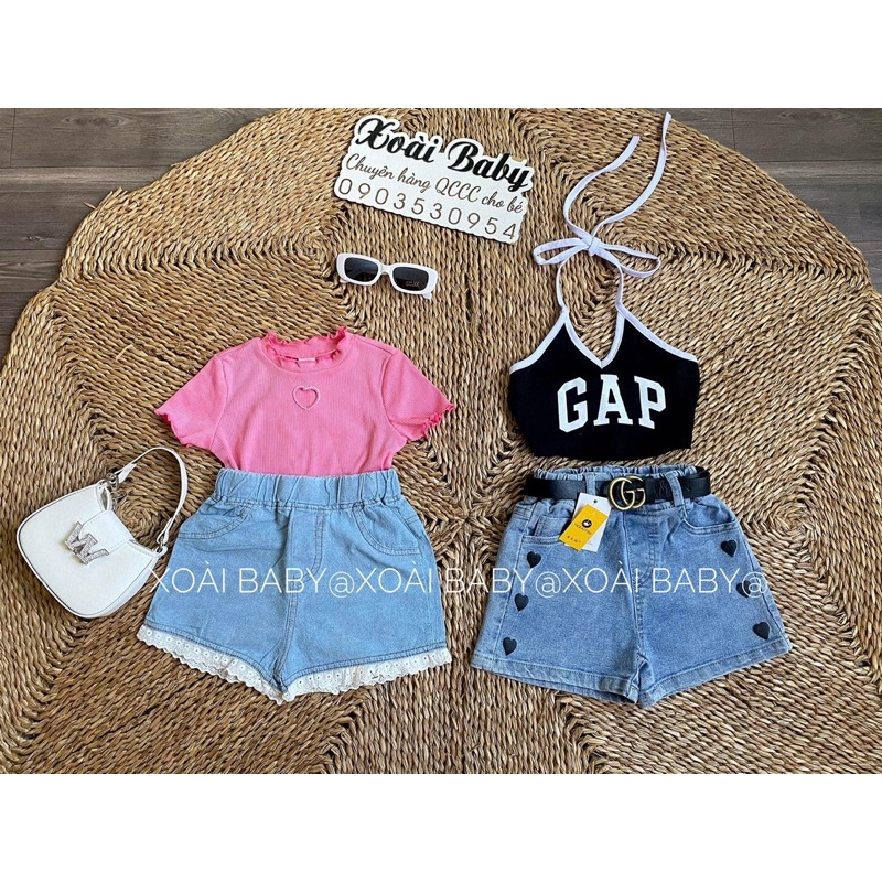 Set áo G.A.P cho bé gái cá tính. ❤️
