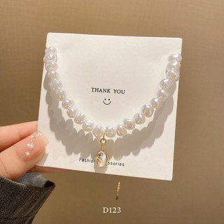 VÒNG CỔ CHOKER HẠT NGỌC - MELY D123