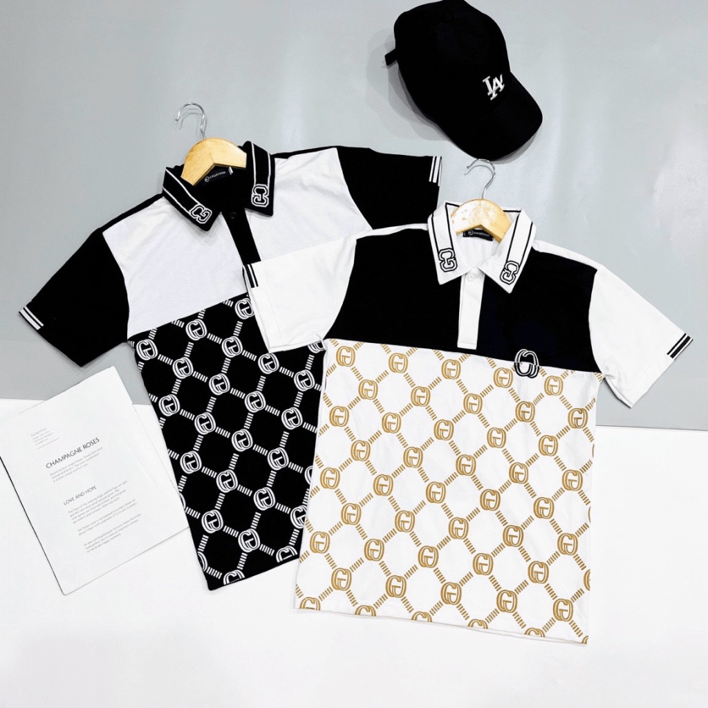 Áo Thun Nam Cổ Trụ Vải Cotton Mềm Mát 2 Màu Trẻ Trung Lịch Lãm NEW UNISEX