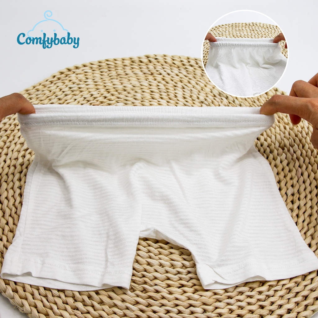 NEW - Bộ quần áo mùa hè cho bé 100% Cotton Lụa – Comfybaby Siêu nhẹ - thoáng mát QACF22042021 size 3-12 tháng