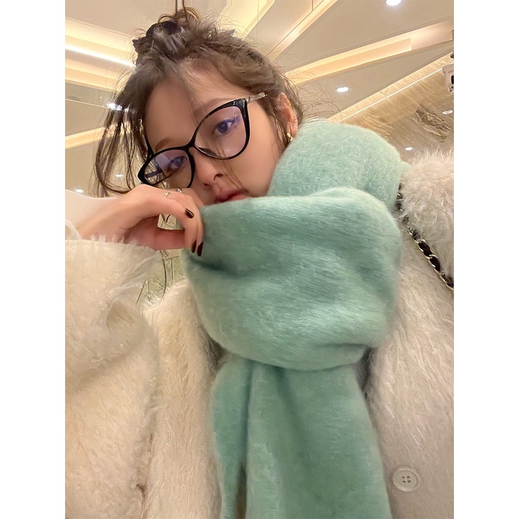 KHĂN CHOÀNG CHẤT LEN LÔNG CỪU TONE MÀU PASTEL