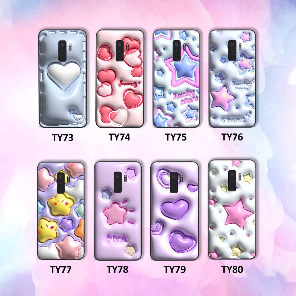 Ốp Samsung S9 / S9 Plus / S9+ in phẳng hiệu ứng 3D giả nổi siêu thật, cực xinh, cá tính