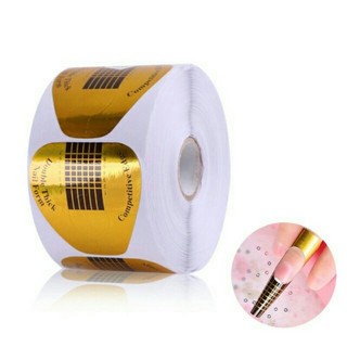Khuôn giấy đắp form móng nối, tạo form nail