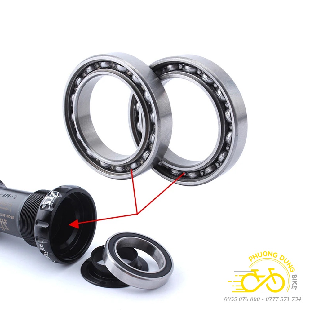 Vòng bi bạc đạn trục rỗng BB xe đạp 6805RS