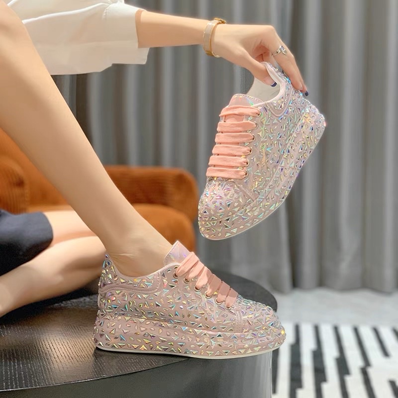 Giày ulzzang đính pha lê cao cấp hàng quảng châu