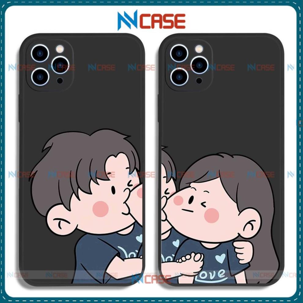 Ốp lưng iphone cặp đôi hoạt hình độc lạ ngộ nghĩnh dễ thương đẹp cho ip 6/6s/7/8/X/XS/11/12/13/14 Pro Plus Max