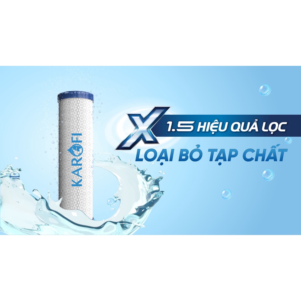 Lõi lọc thô Karofi 1.2.3, SMAX PRO dùng cho máy mọi máy lọc nước RO, hàng chính hãng