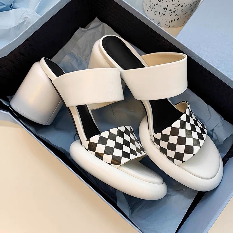 Guốc gót nhập đế 6p