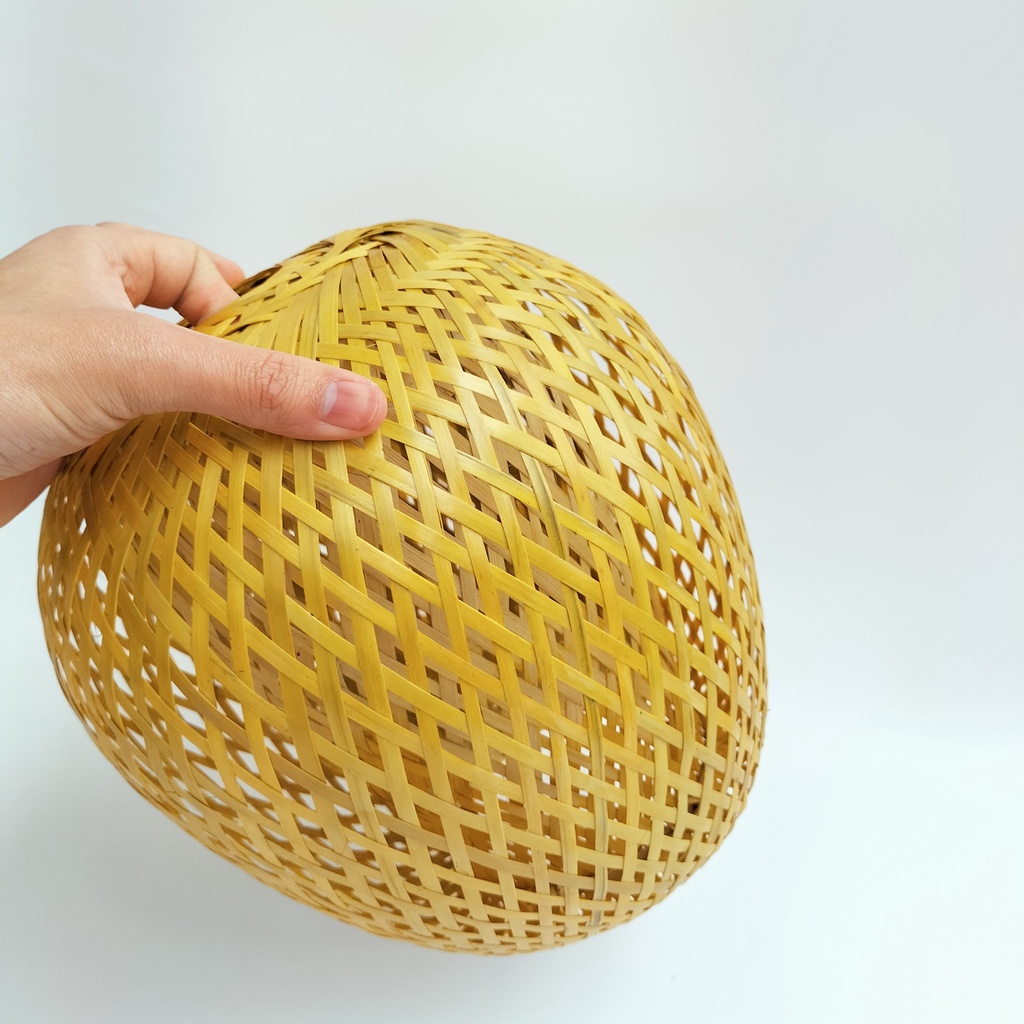 Đèn tre tròn 2 lớp, đèn treo, đèn lồng mây tre đan trang trí khách sạn nhà hàng quán cafe nhà hàng