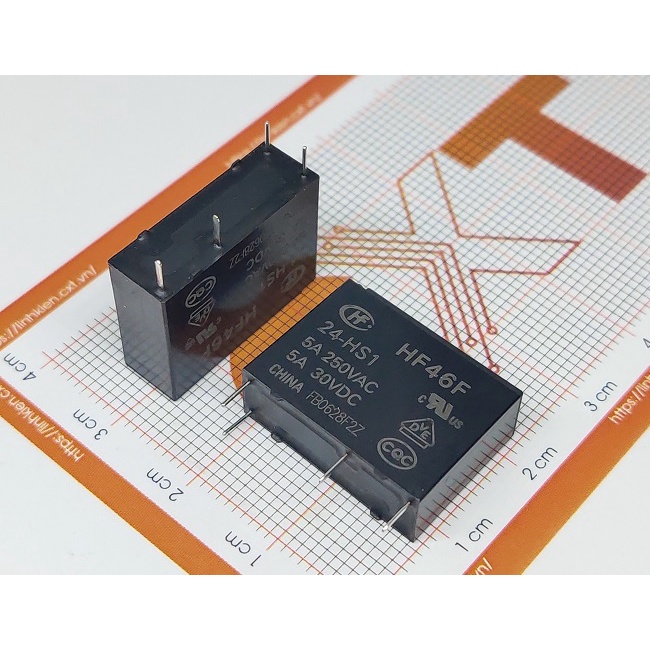 Relay 5A 24V (4 chân) HF46F-024-HS1