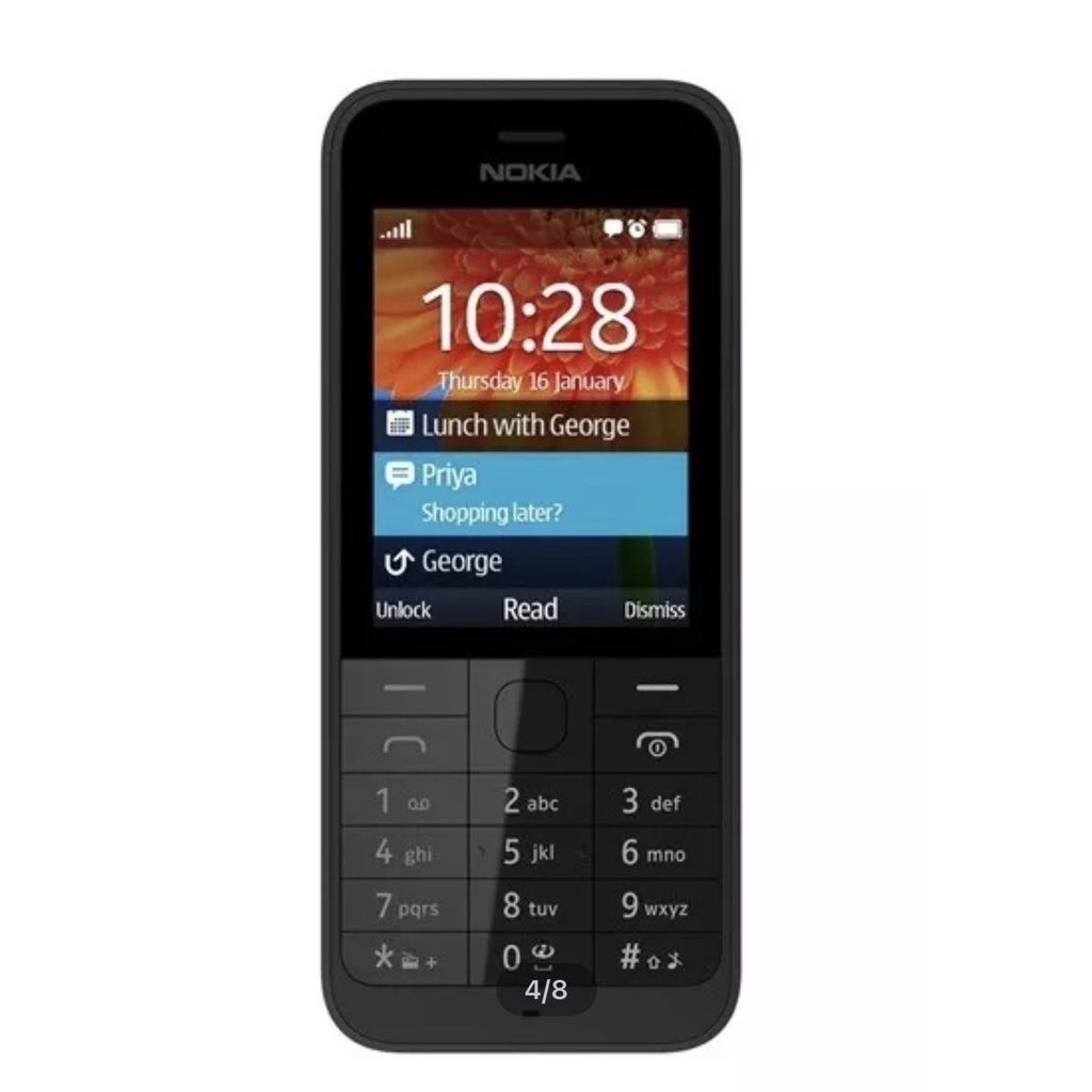Điện Thoại Nokia 220 2SIM - Hàng Chính Hãng - Nghe Gọi Bền