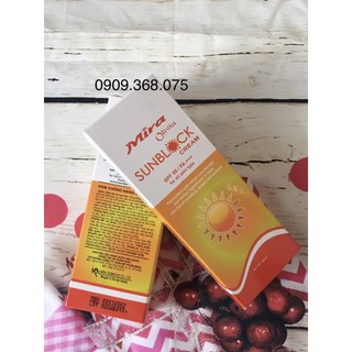 Kem chống nắng olivia mira- 60ml