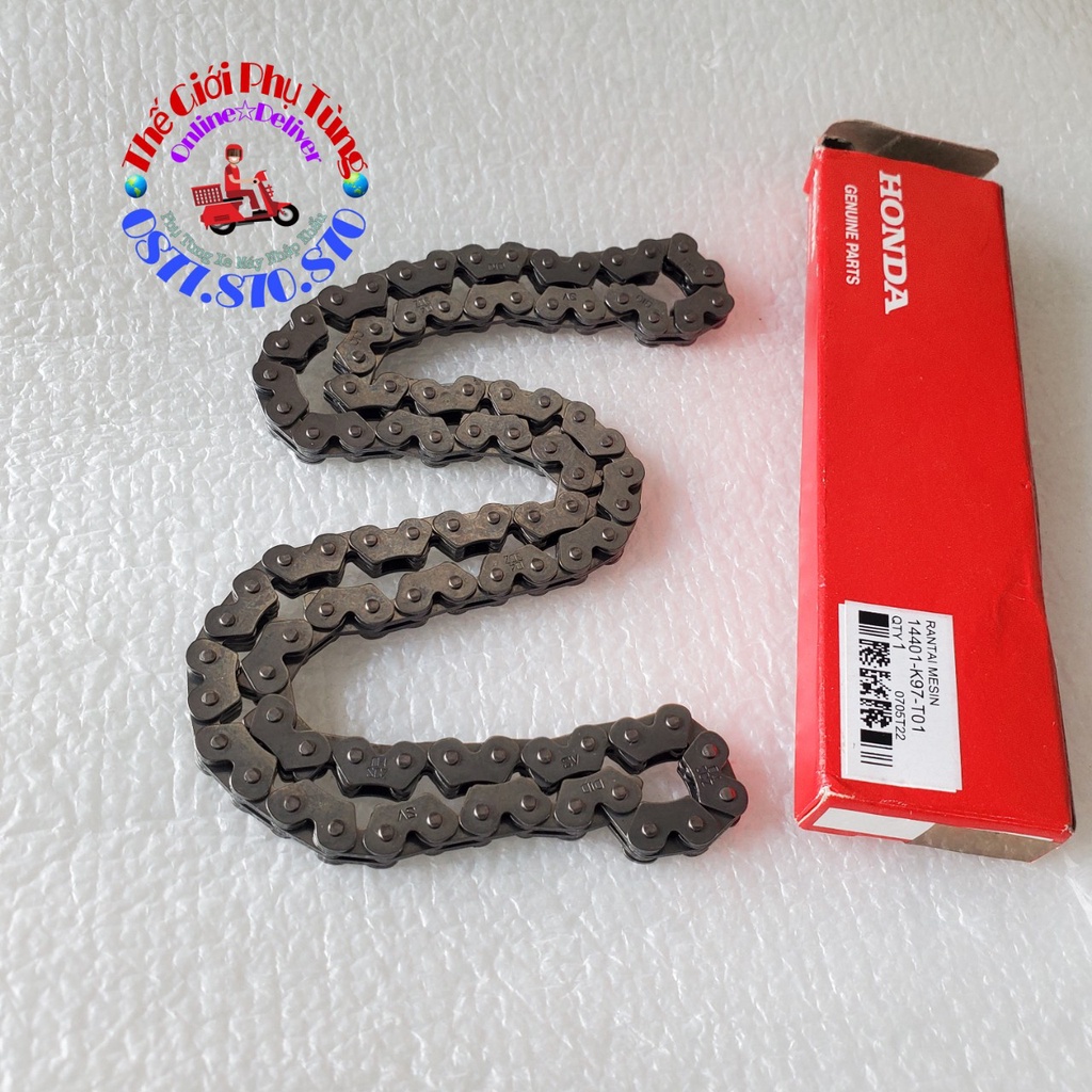 Sên  cam 92 mắt Vario, Click thái, Ab 125, PCX, SH Việt... Zin Honda Thái Lan - 14401-K97-T01